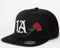 Black fitted cap